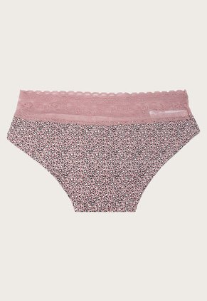 Pantie x3 Negro-Rosa-Multicolor Lili Pink