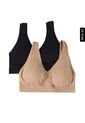 Top x2 Negro-Café Lili Pink de Lili Pink
