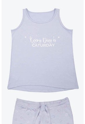 Conjunto Pijama Para Niña De 2 Piezas Confeccionado En Algodón LJ153-002 CJT PJM PNTLN LRG, T14, BLCO Lili Pink