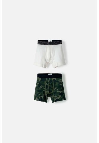 Pack X2 Boxer De Littlemic Multicolor Para Niño 2T A 5T 4T LittleMic