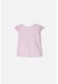 Camiseta Littlemic Rosada Con Estampado En Frente Para Niña 2T A 5T 3T de LittleMic