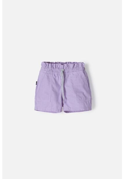 Short De LittleMic Con Cordón Lavanda Para Niña 2T A 5T 3T