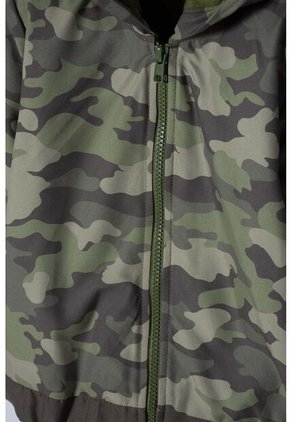 Chaqueta Littlemic Con Cierre Verde Militar Niño 2T A 5T 5T