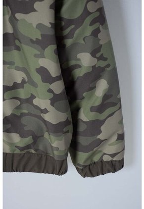 Chaqueta Littlemic Con Cierre Verde Militar Niño 2T A 5T 5T