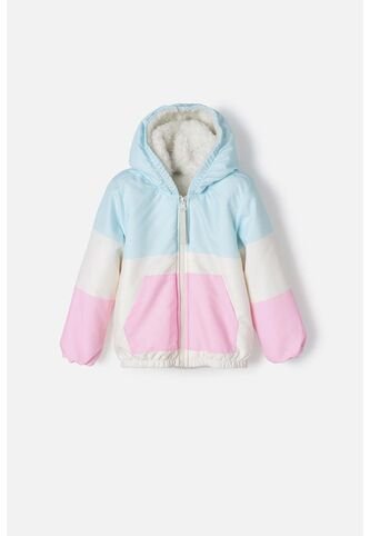 Chaqueta De LittleMic Con Capucha Multicolor Para Niña 2T A 5T 5T LittleMic