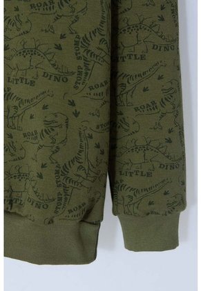 Buzo De LittleMic Cerrado Verde Para Niño 2T A 5T 4T