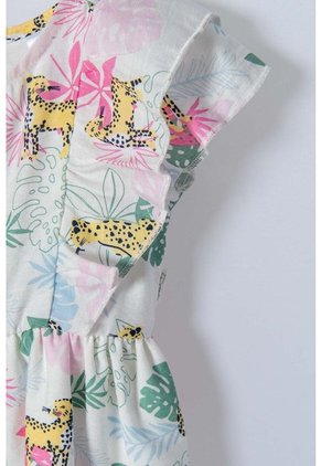 Vestido De LittleMic Multicolor Con Panty Para Bebé Niña 9-12