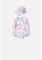 Vestido De Baño LittleMic Multicolor Incluye Bucket Hat Para Bebé Niña 6-9 de LittleMic