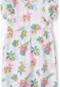 Vestido De LittleMic Multicolor Manga Corta Para Niña 2T A 5T 3T de LittleMic