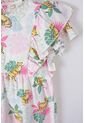 Vestido De LittleMic Multicolor Manga Corta Para Niña 2T A 5T 3T de LittleMic