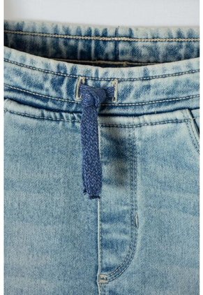 Jogger De LittleMic Con Cordón Azul Claro Para Niño 2T A 6T 3T