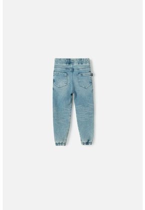 Jogger De LittleMic Con Cordón Azul Claro Para Niño 2T A 6T 3T