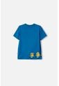 Camiseta De Minions Manga Corta Azul Para Niño 2T A 6T 2T de LittleMic