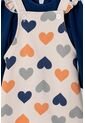 Vestido LittleMic Tipo Jardinera Azul Y Caqui Para Bebé Niña 9-12 de LittleMic