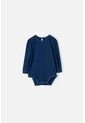 Vestido LittleMic Tipo Jardinera Azul Y Caqui Para Bebé Niña 9-12 de LittleMic