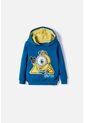 Buzo De Minions Con Capucha Azul Para Niño 2T A 6T 2T de LittleMic