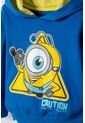 Buzo De Minions Con Capucha Azul Para Niño 2T A 6T 2T de LittleMic