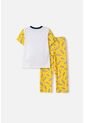Pijama De Minions Pantalón Largo Multicolor Para Niño 2T A 6T 2T de LittleMic