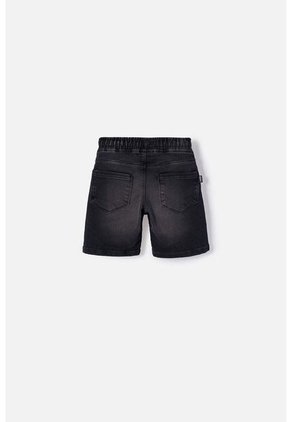 Bermuda De Littlemic Con Cordón Negro Para Niño 2T A 5T 2T