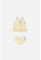 Vestido De Baño Littlemic Manga Sisa Para Niña 2T A 5T 5T de LittleMic