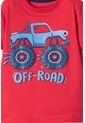 Camiseta LittleMic Roja Estampada En Frente Para Niño 2T A 5T 3T de LittleMic