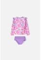 Vestido De Baño LittleMic Multicolor De Dos Piezas Para Niña 2T A 5T 2T de LittleMic