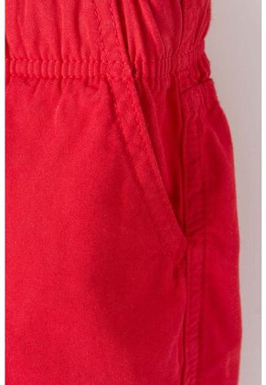 Bermuda LittleMic Con Cordón Roja Para Niño 5T
