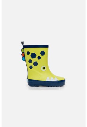Botas De Lluvia De LittleMic Verdes Para Niño 23