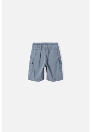 Bermuda De Littlemic Con Bolsillos Gris Para Niño 2T A 5T 4T
