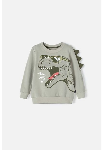 Buzo De LittleMic Cerrado Verde Para Niño 2T A 5T 2T