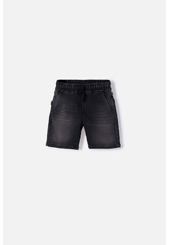 Bermuda De Littlemic Con Cordón Negro Para Niño 2T A 5T 4T LittleMic