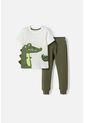 Conjunto LittleMic Verde Militar Para Niño 2t A 5t 5T de LittleMic