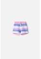 Short LittleMic Multicolor Con Cordón Ajustable En Cintura Para Niña 2T A 5T 2T de LittleMic
