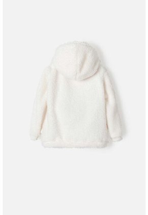 Buzo LittleMic Cerrado Marfil Para Niña 2T A 5T 4T