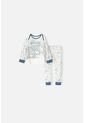 Pijama LittleMic Con Pantalón Largo  Multicolor Para Bebé Niño 6-9 de LittleMic