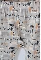 Pijama LittleMic Gris Y Marfil De Manga Larga Para Bebé Niño 12-18 de LittleMic