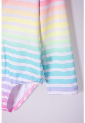 Conjunto De Baño LittleMic Manga Larga Multicolor Para Niña 2T A 5T 3T