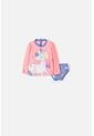 Conjunto Baño LittleMic Manga Larga Multicolot Para Bebé Niña 6-9 de LittleMic