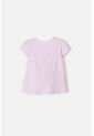 Camiseta De LittleMic  Manga Corta Rosado Para Niña 2T A 5T 3T de LittleMic