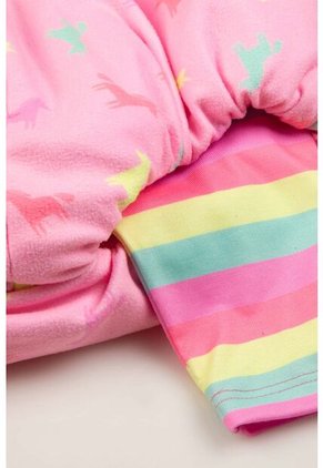Conjunto LittleMic X3 Piezas Rosado Para Bebé Niña 12-18