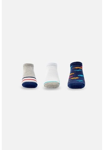 Medias X3 De LittleMic Multicolor  Para Niño 4-6 LittleMic