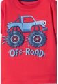 Camiseta LittleMic Roja Estampada En Frente Para Niño 2T A 5T 5T de LittleMic