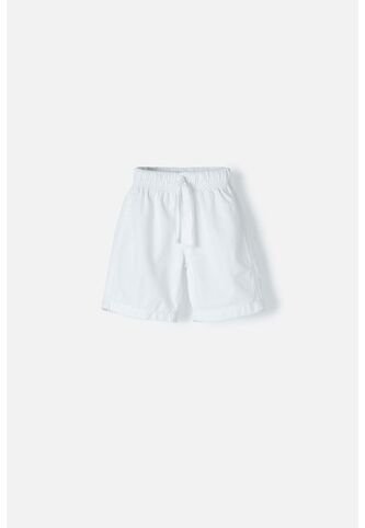 Bermuda De LittleMic Con Cordón Blanco Para Niño 2T A 5T 4T LittleMic