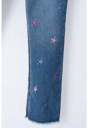 Jean De Little Mic Indigo Medio Para Niña 2T