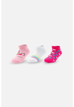 Medias X3 De LittleMic Multicolor Para Niña 4-6