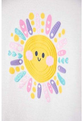 Conjunto LittleMic Multicolor De Camiseta Estampada Para Bebé Niña 12-18