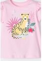Conjunto De LittleMic Rosado De Camiseta Manga Larga Para Niña 2T A 5T 4T de LittleMic