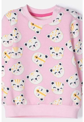 Conjunto De LittleMic Rosado De Pantalón Largo Para Bebe Niña 12-18