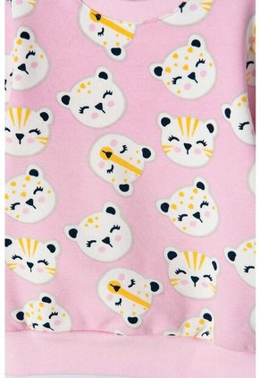 Conjunto De LittleMic Rosado De Pantalón Largo Para Bebe Niña 12-18
