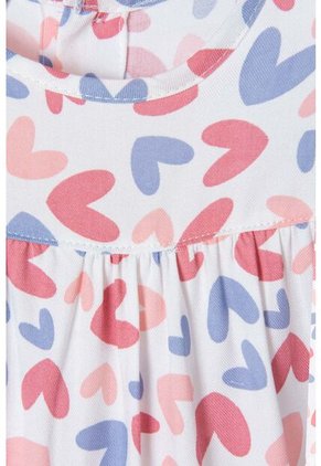 Conjunto De Little Mic Blanco Y Rosa Para Niña 3T